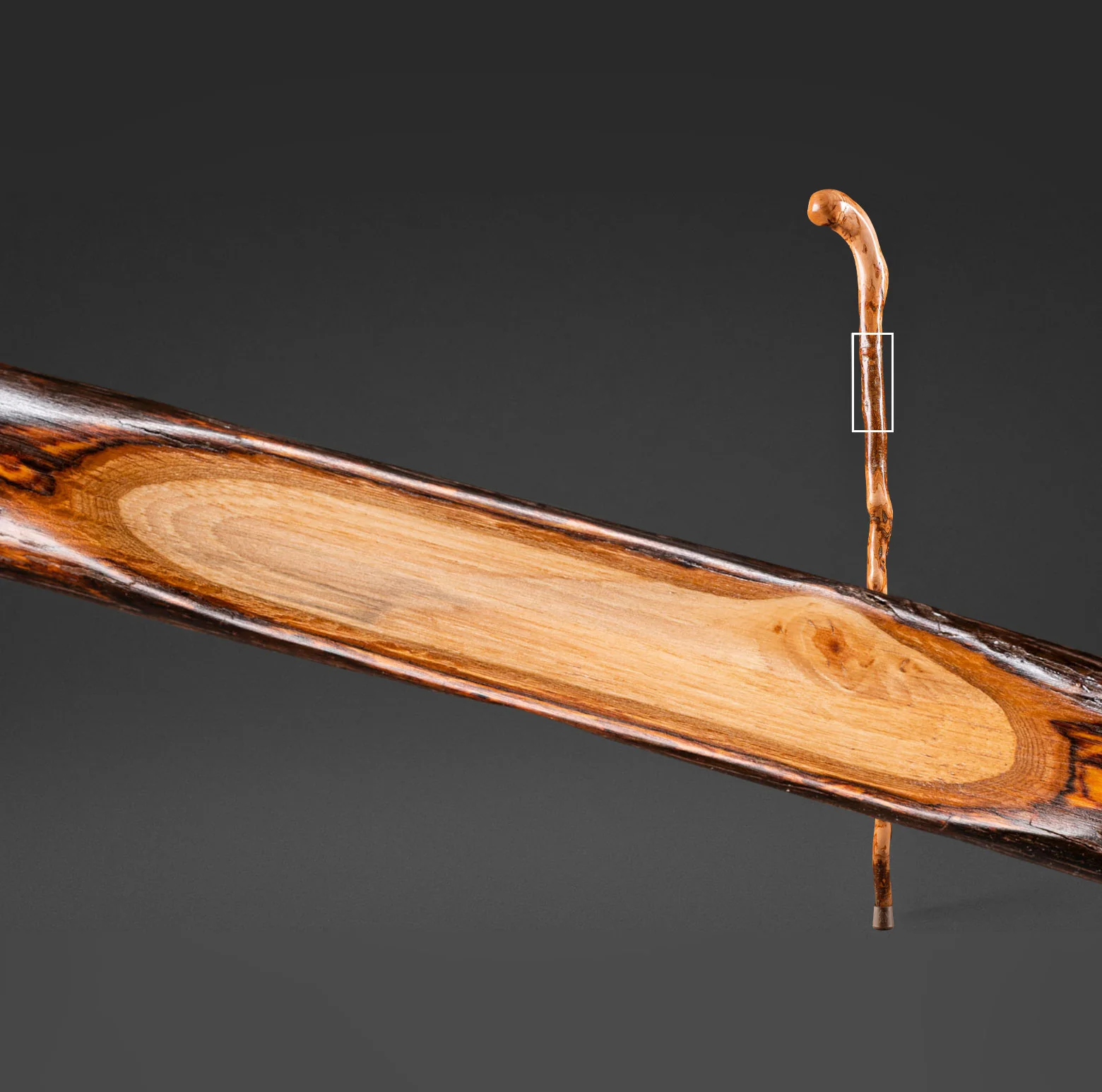 Assorted Hardwood Knob Root Rustic Walking Cane 37" - Image 6