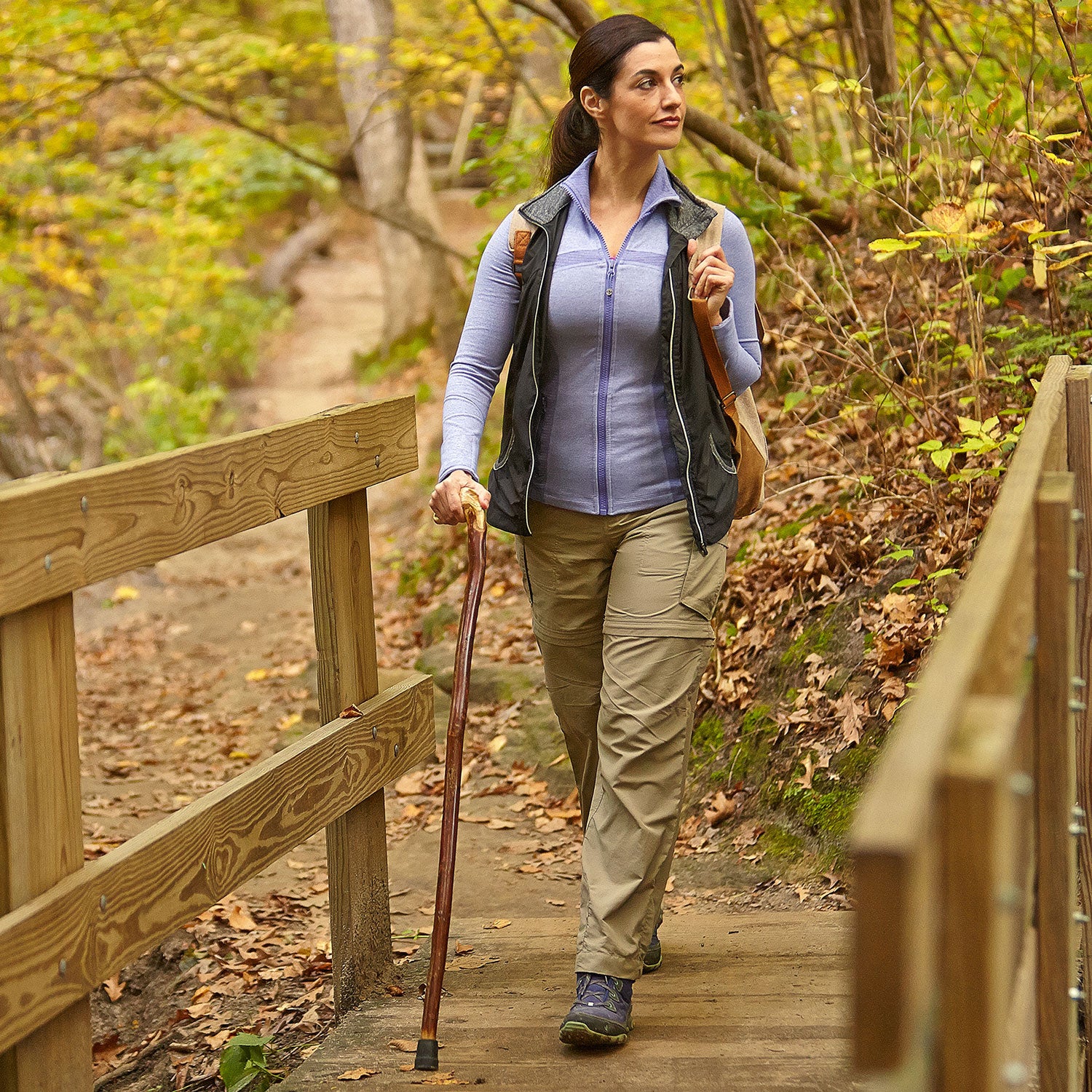 Assorted Hardwood Root Rustic Walking Cane - Image 4