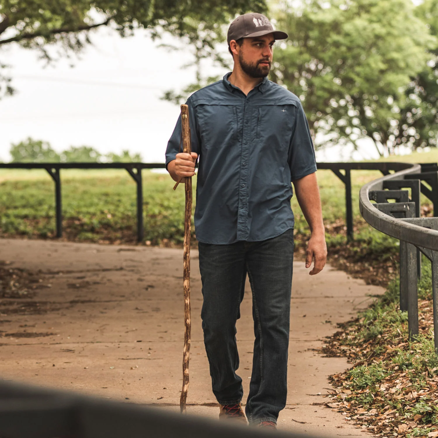 Ironwood Rustic Walking Stick - Image 5