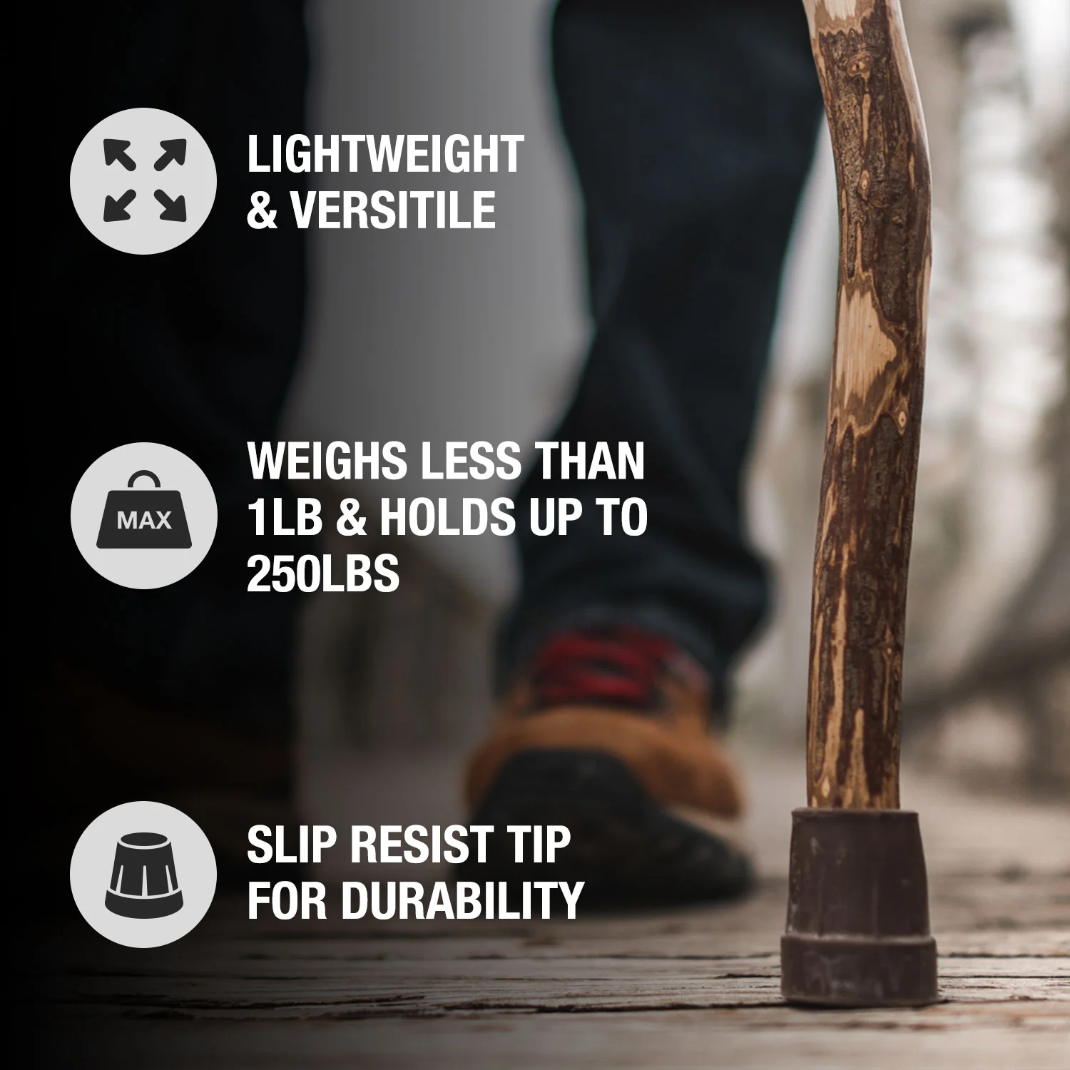 Ironwood Rustic Walking Stick - Image 6