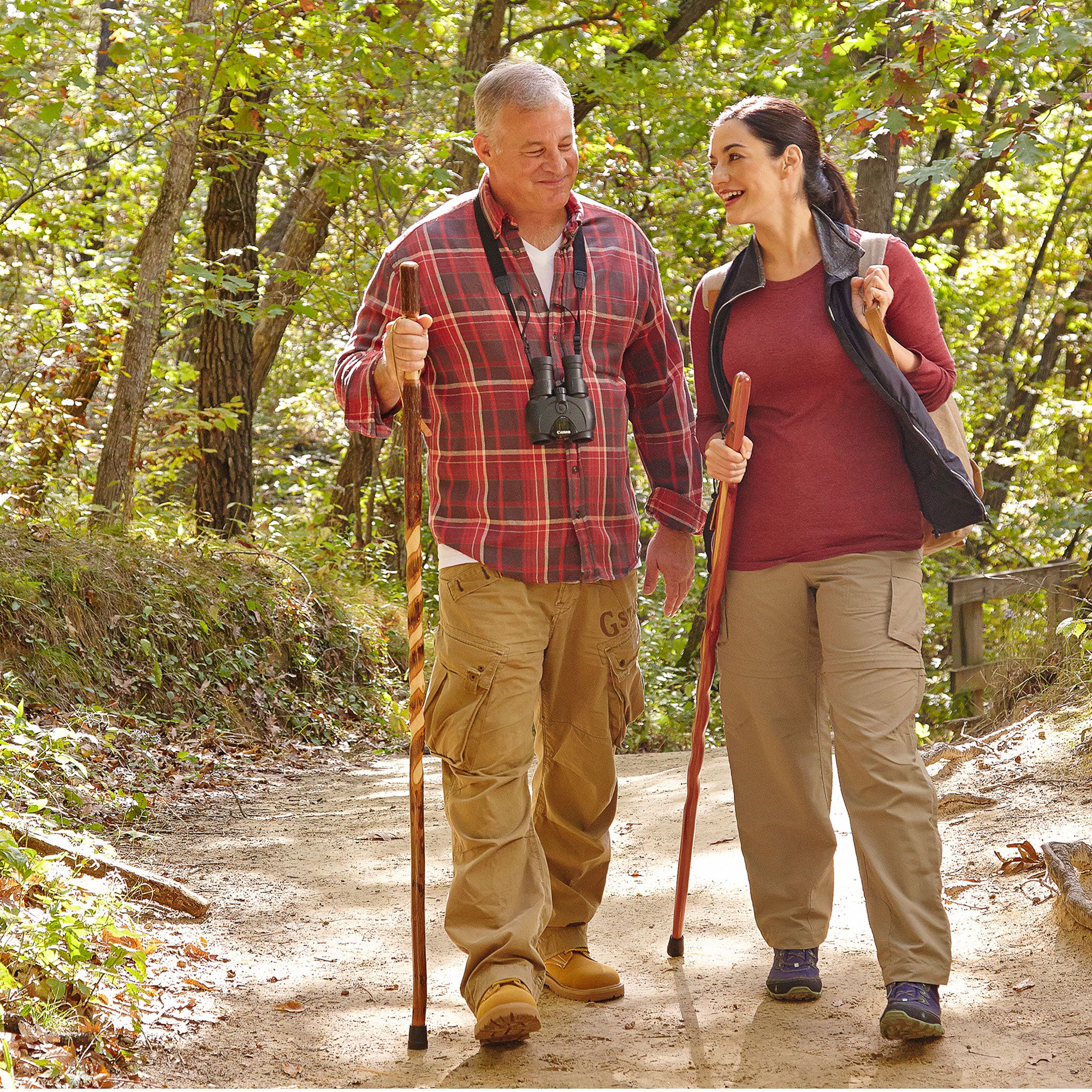 Twisted Cedar Backpacker Handcrafted Walking Stick - Image 4