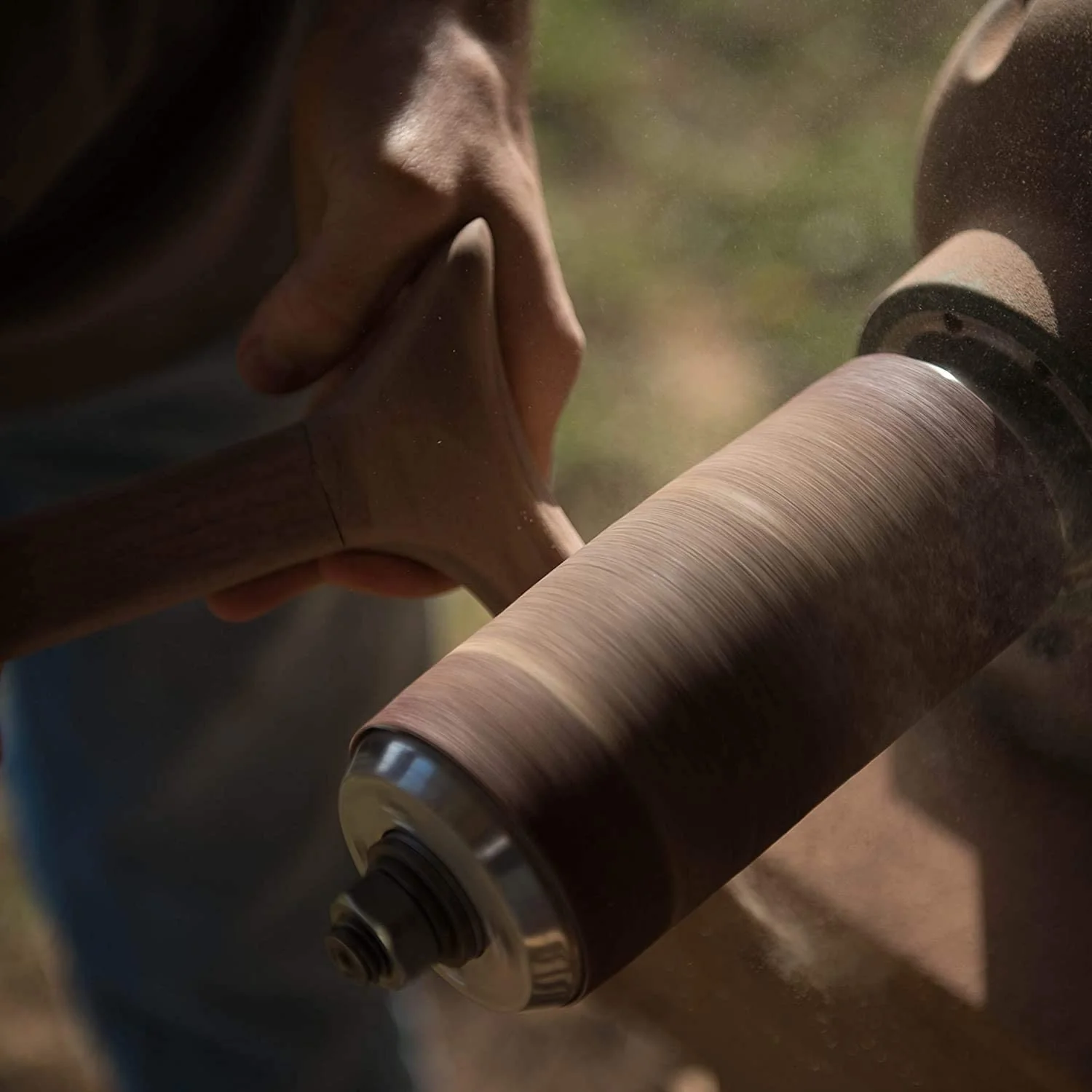 Twisted Cocobolo Derby Handcrafted Walking Cane 37" - Image 6
