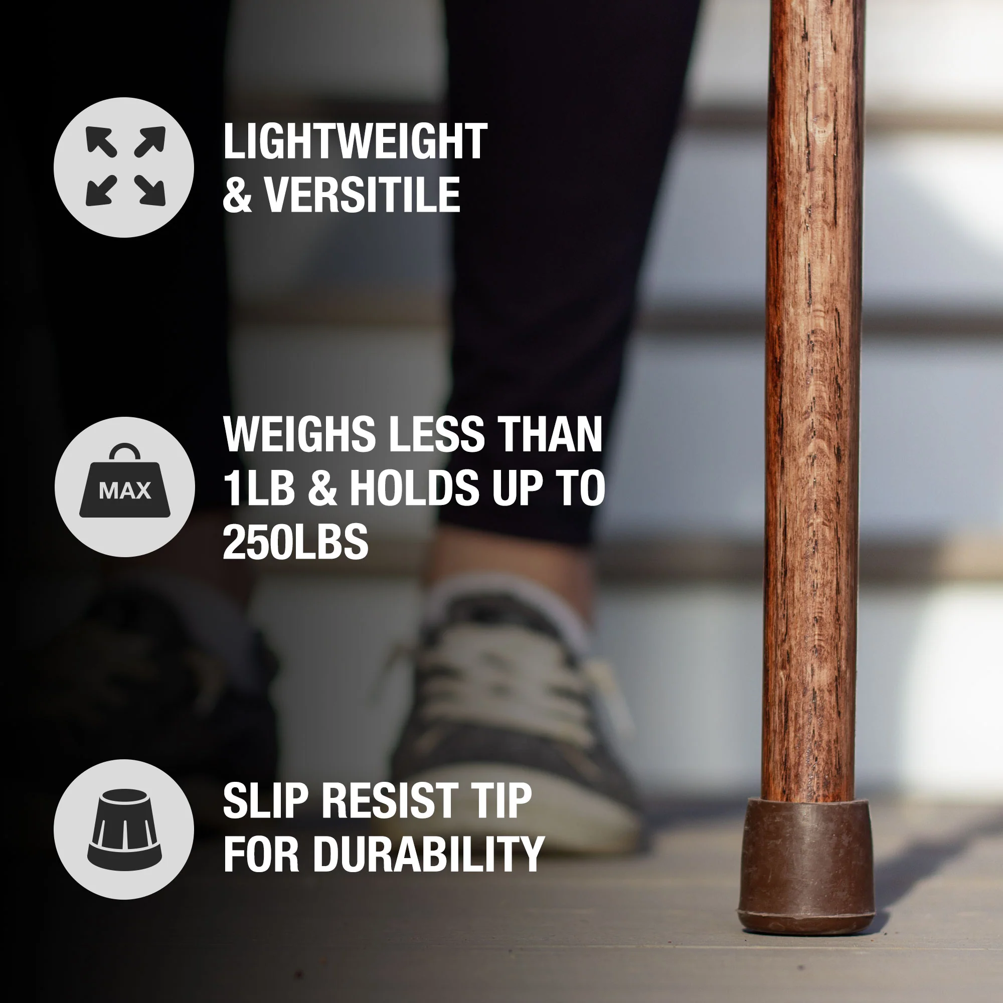 Twisted Oak Backpacker Handcrafted Walking Stick - Image 7