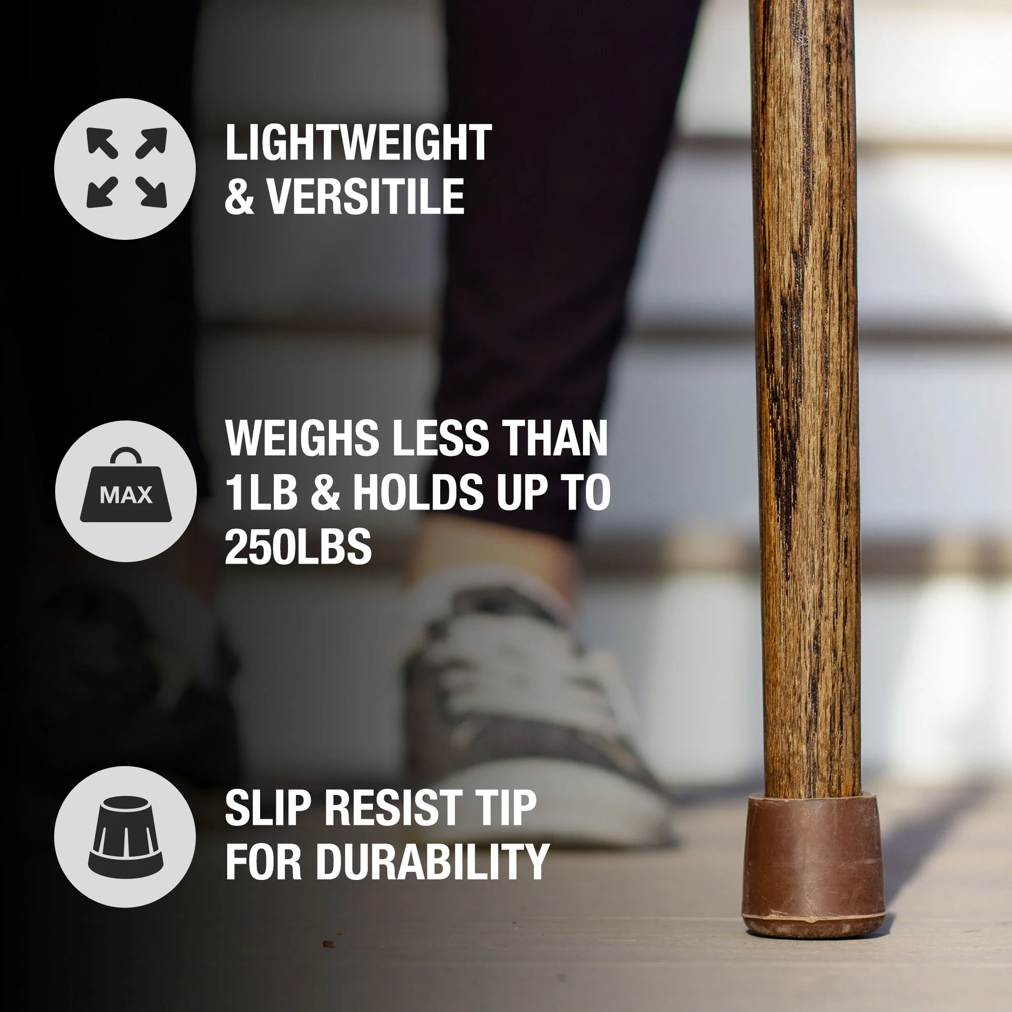 Twisted Oak Traditional Handcrafted Walking Cane 37" - Image 7