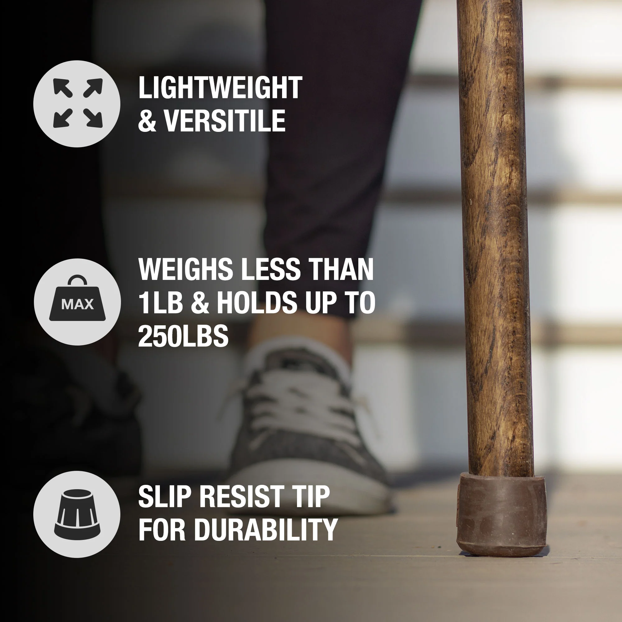 Twisted Oak Traveler's Handcrafted Walking Stick 55" - Image 8