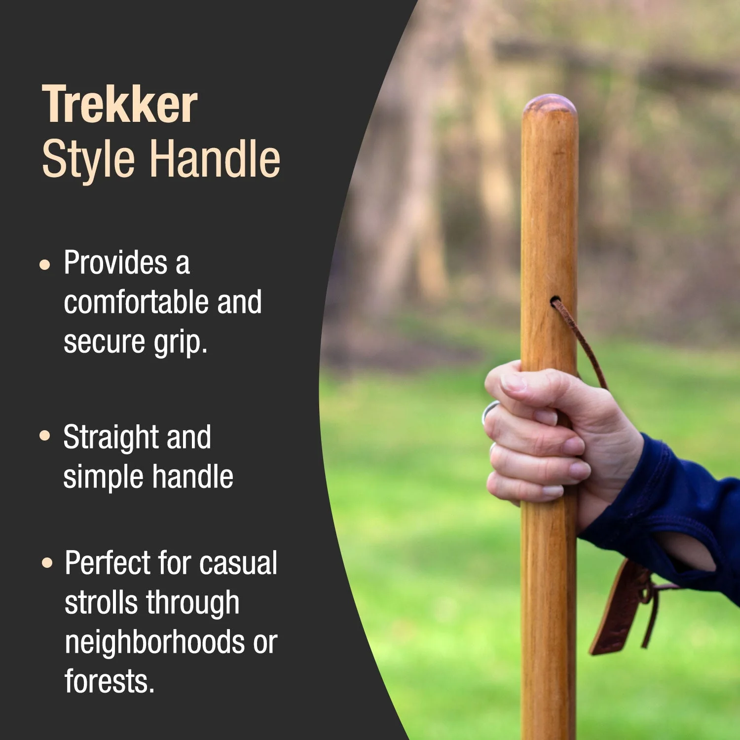 Twisted Trail Blazer Handcrafted Walking Stick - 6pk - Image 4