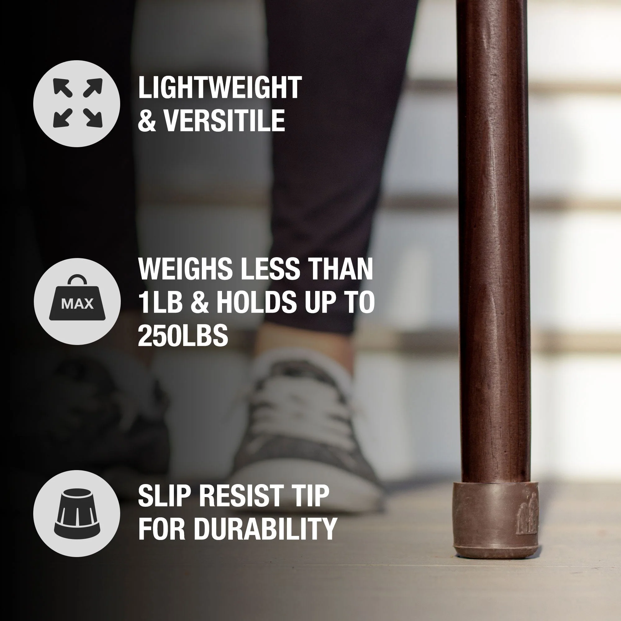 Twisted Trail Blazer Handcrafted Walking Stick - 6pk - Image 5