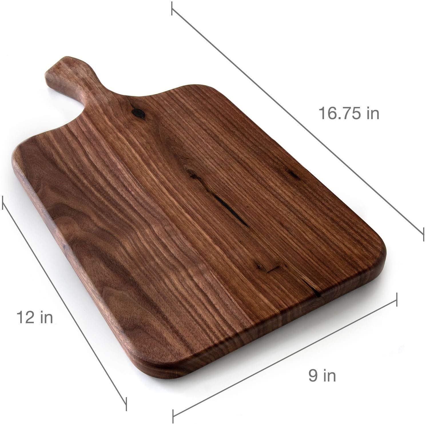 Seasoned Walnut Paddle Cutting Boards - Image 11