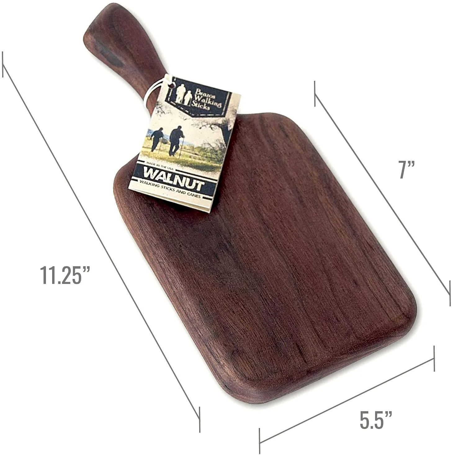 Seasoned Walnut Paddle Cutting Boards - Image 9